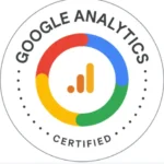 google analytics certificate of a best freelance digital marketer in thrissur